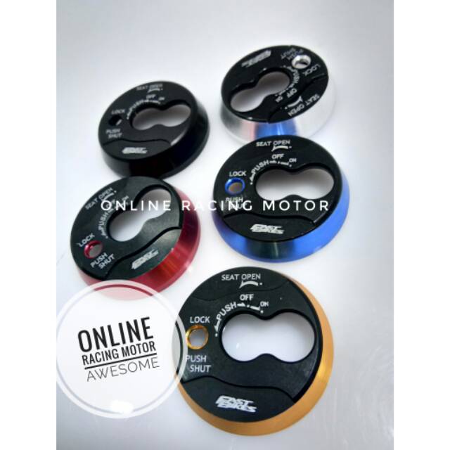 Cover - tutup kunci kontak fastbikes two tone nmax mio mio j xeon soul fino xride gt all yamaha