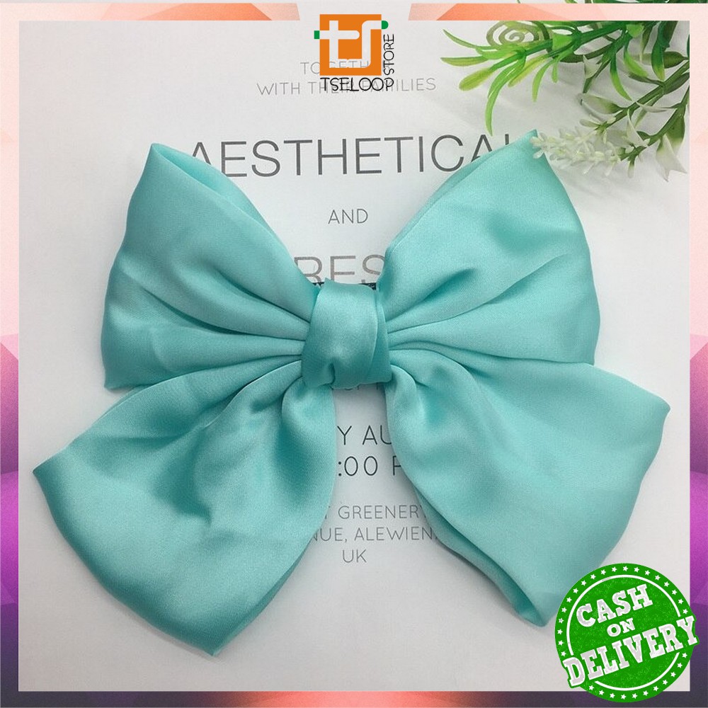 OFM-C160 Ikat Rambut Pita Besar Kuncir Rambut Hairband Aksesoris Wanita Kunciran Rambut Korea Style-PITA TOSCA
