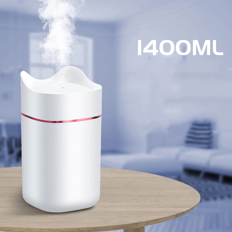 Air Humidifier Diffuser 1400ml + Lampu Tidur RGB - Aroma Terapi K45240