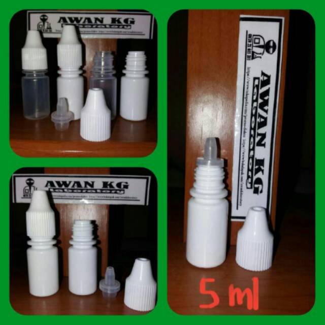 Botol plastik botol tetes 5ml