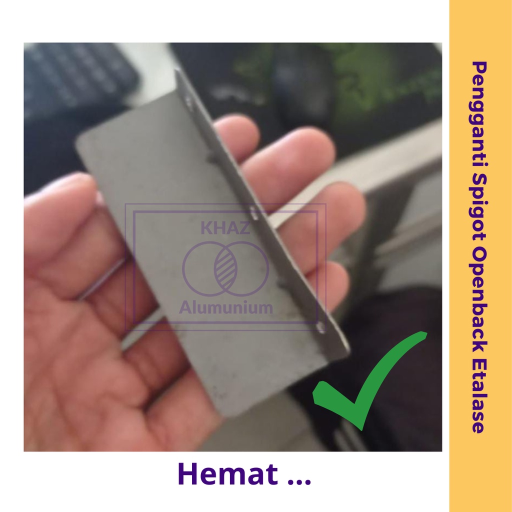 Spigot Besi Hologot ke Openback Etalase