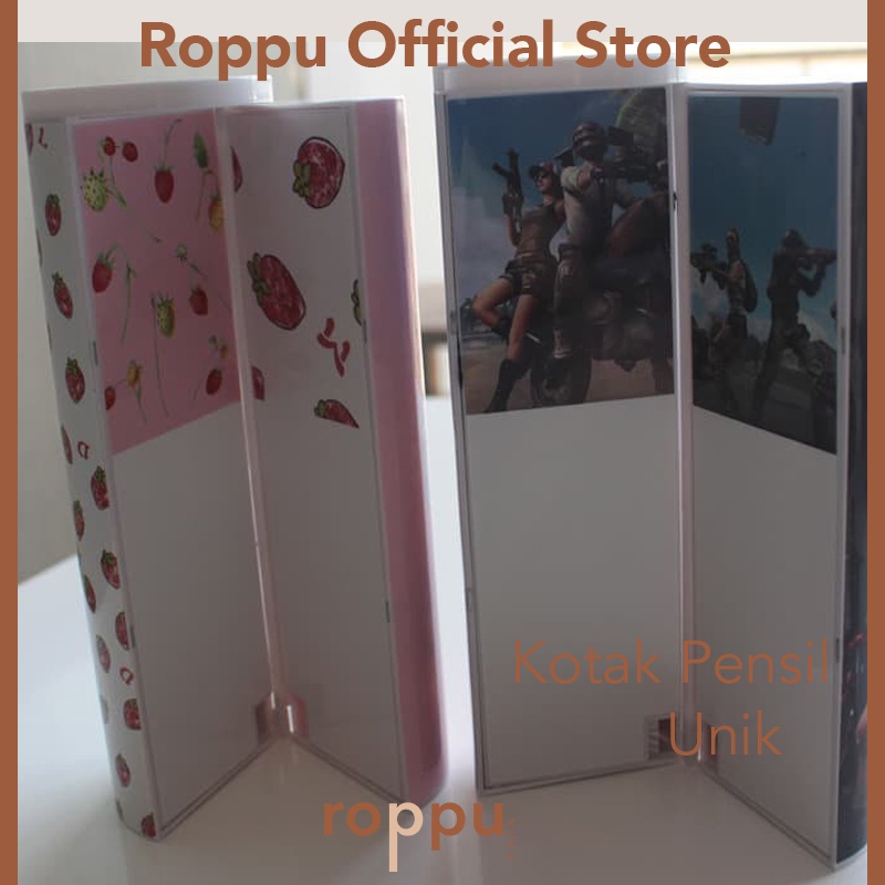 

Roppu Kotak Pensil Unik multifungsi (no glitter)