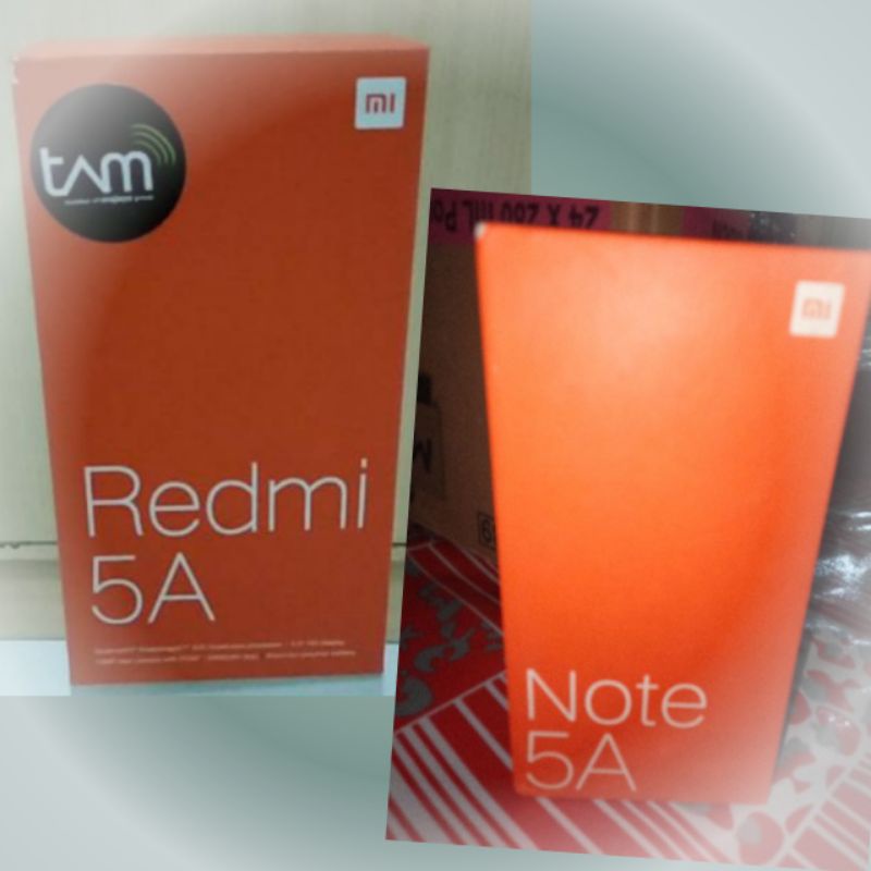 

Kardus Redmi 5a,not 5a Original