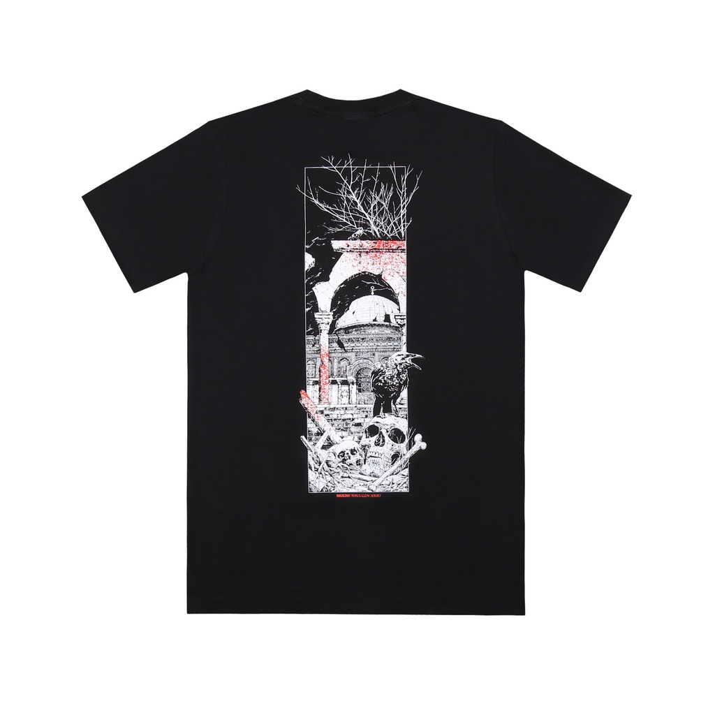 [ORI] WADEZIG T-SHIRT -THE RAVEN JERUSALEM SERIES BLACK Kaos Pria