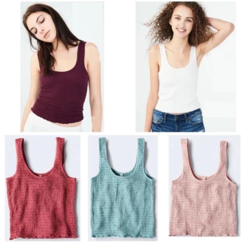 AERO SMOCKED TANKTOP