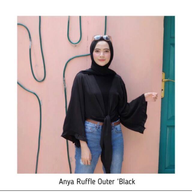 1KG MUAT 7PCS | ANYA RUFFLE OUTER / KARDIGAN TALI / CARDIGAN POLOS REMPEL