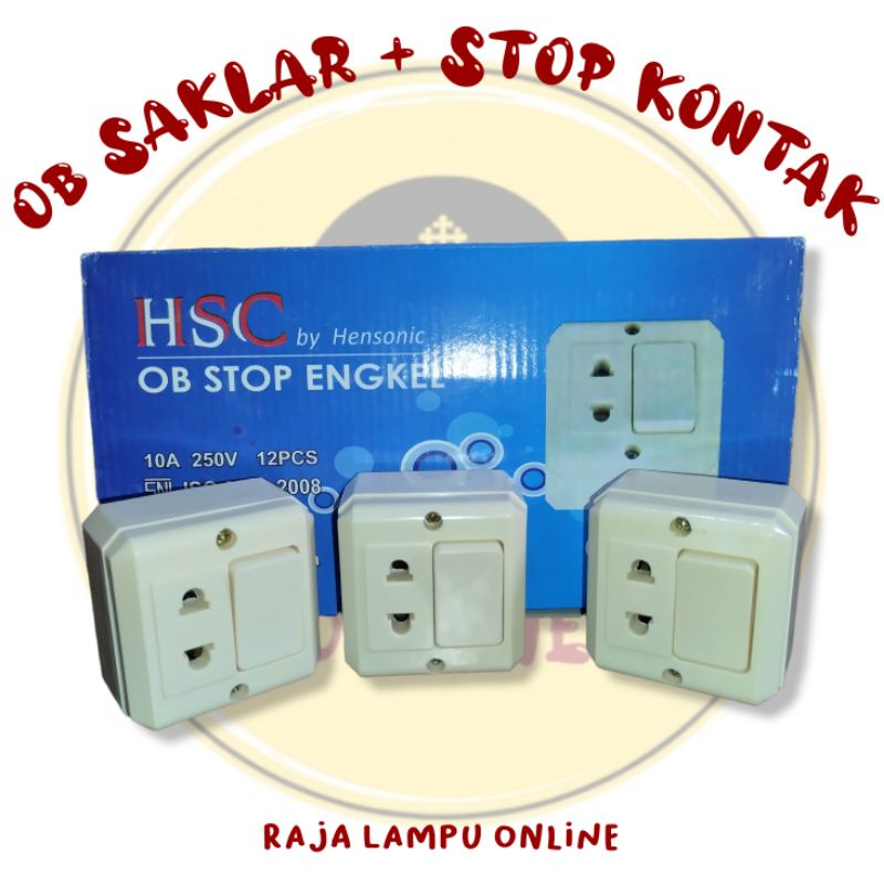 OB SAKLAR + STOP KONTAK / OUTBOW SAKLAR + STOP KONTAK (TEMPEL)