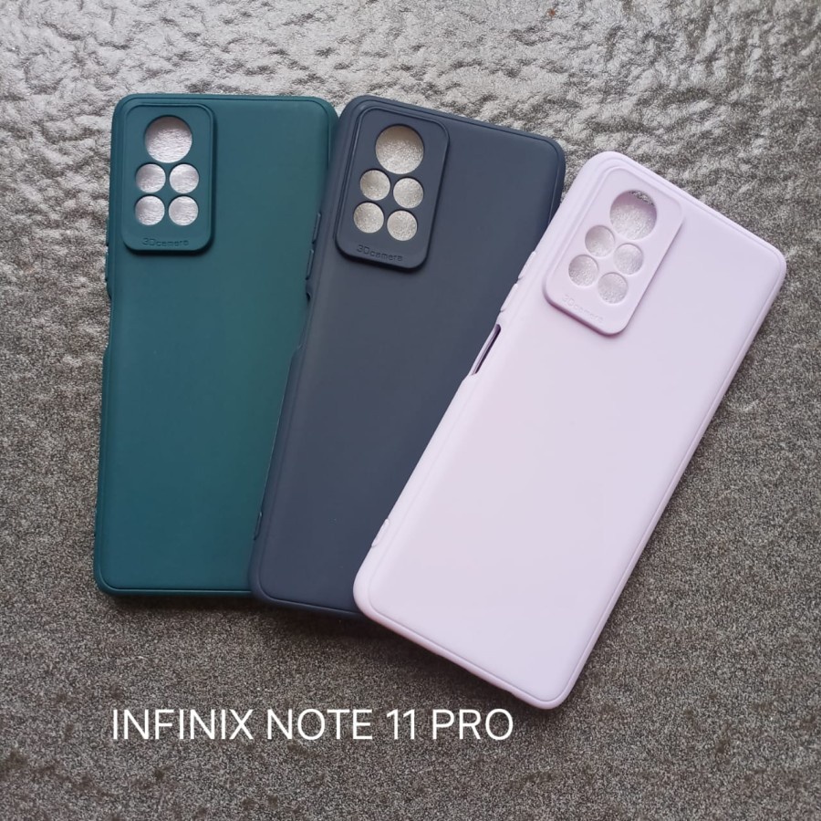 CASE MACARON BABY SKIN PROTECT CAMERA INFINIX NOTE 11 PRO SOFTCASE - GA