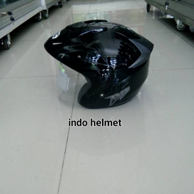 helm bmc rocky solid black doble visor