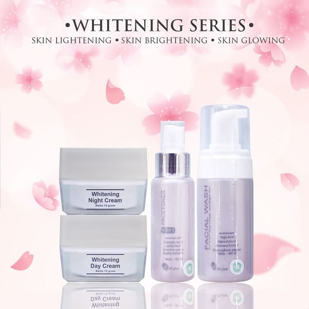 PAKET MS GLOW - WHITENING SERIES - PAKET WHITENING MS GLOW