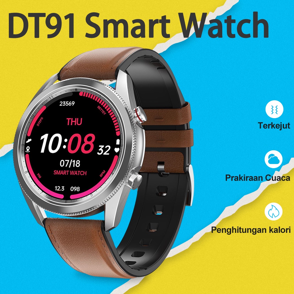 2022 DT91 Smart Watch Men Bluetooth Call 1.78inch Screen Fitness Tracker Blood Pressure ECG Sport Wo