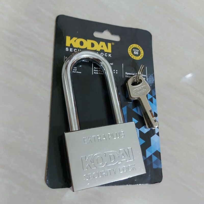 KODAI Gembok baja 60mm panjang pagar rumah