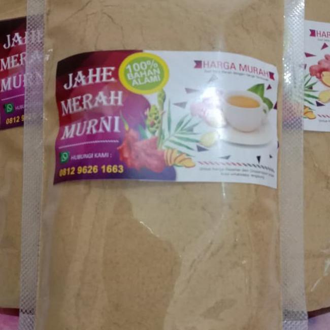 

Jahe herbal bubuk jahe merah 100% murni tanpa gula 250gram