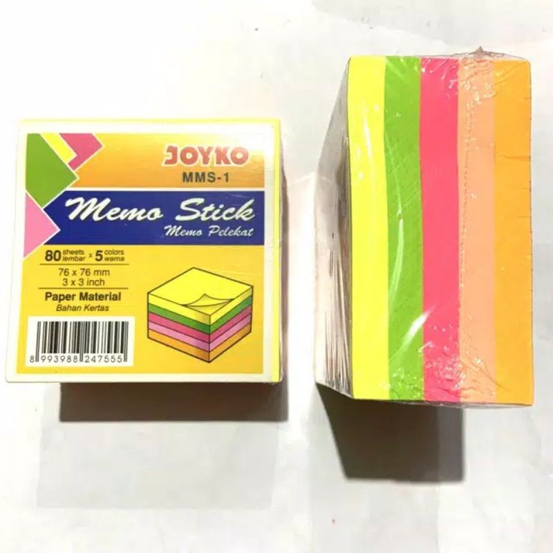 

MEMO STICK KOTAK WARNA WARNI