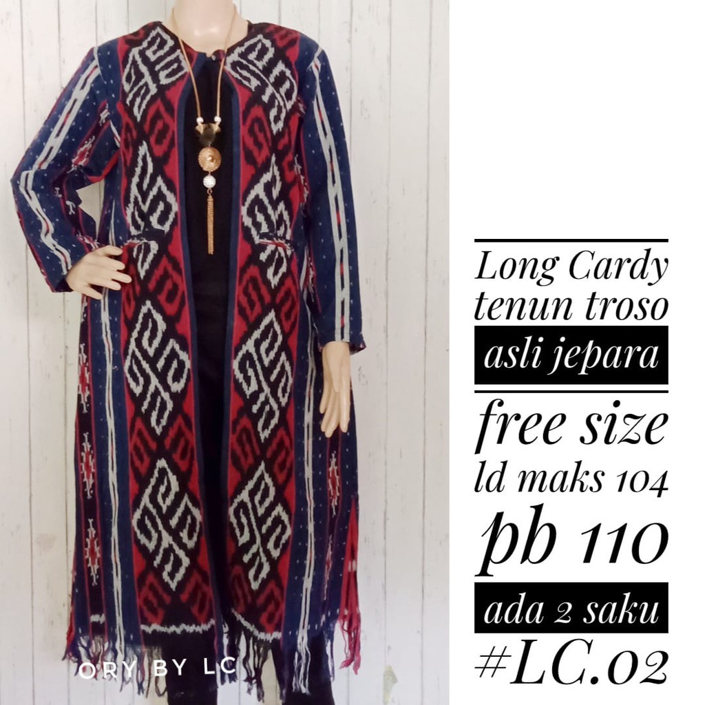 Long Cardy Tenun Asli