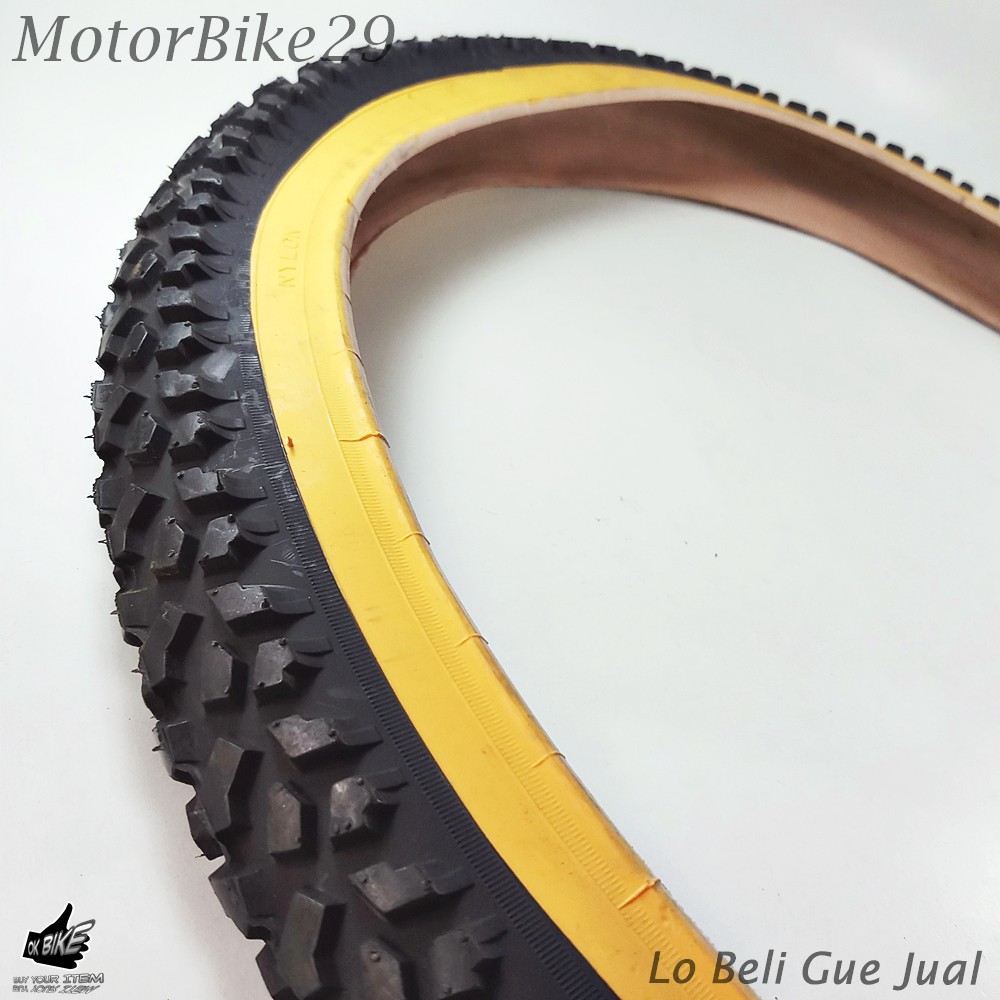Ban Luar Sepeda 24 X 1.75 Swallow List Kuning Sepeda Keranjang Dll