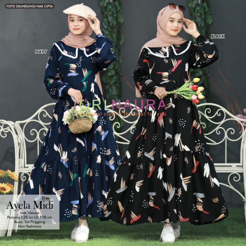 Dress Ayela midi ORI NAURA