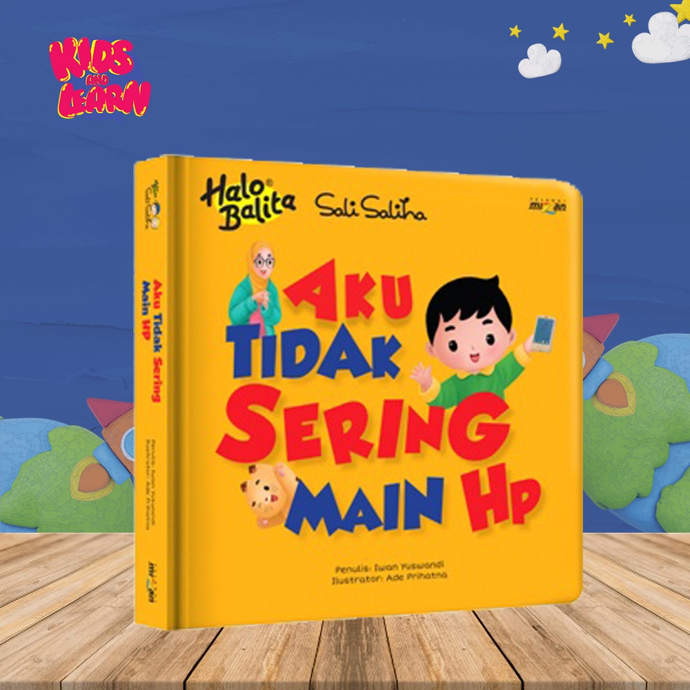Buku Aktivitas Anak Balita Belajar Dongeng Cerita Aku Tidak Sering Main Hp Anak Tk Paud Boardbook