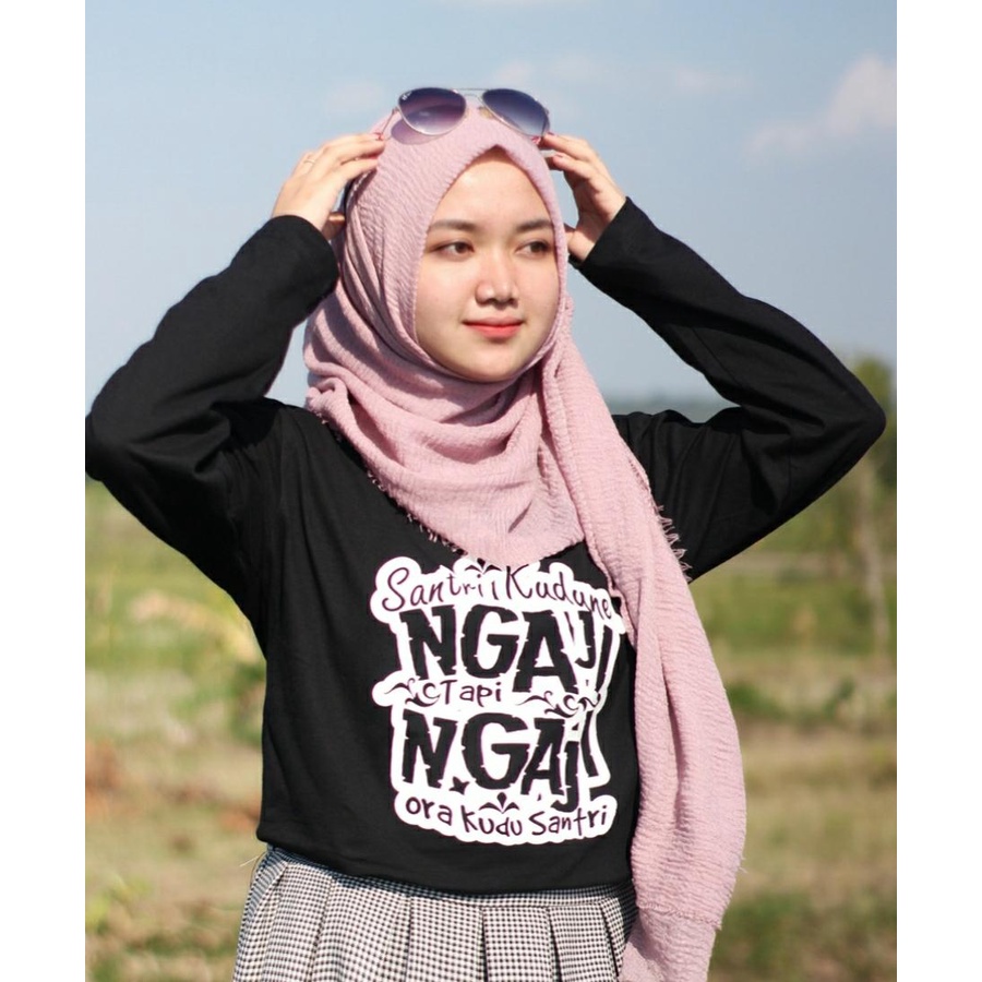 Kaos Santri Santri Kudune Ngaji Kaos Santri Salafy Kaos Santri Distro Kaos Santri Murah Kaos Santri