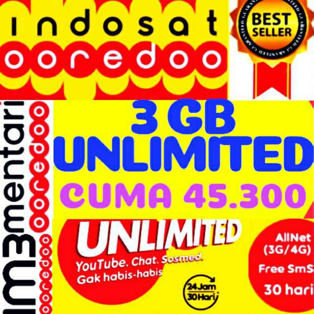[PROMO] 3 GB UNLIMITED IM3 OOREDOO