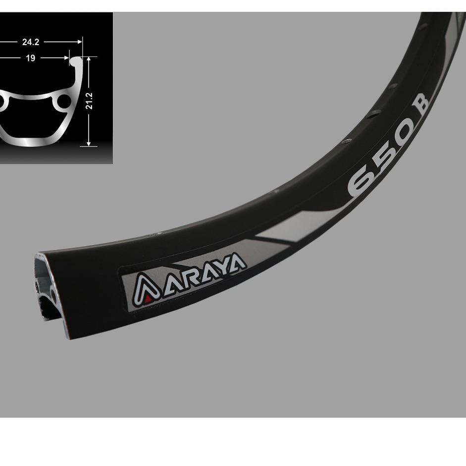 Rims Velg Araya / Exotic 27.5 / 32 / 36 Hole Alloy Double Wall Sepeda Gunung MTB [CLK.25Au22ĸ]
