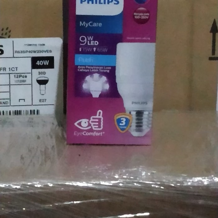 Philips Lampu LED Bright 9W Putih Mycare E27 Bohlam LED 9 Watt CDL