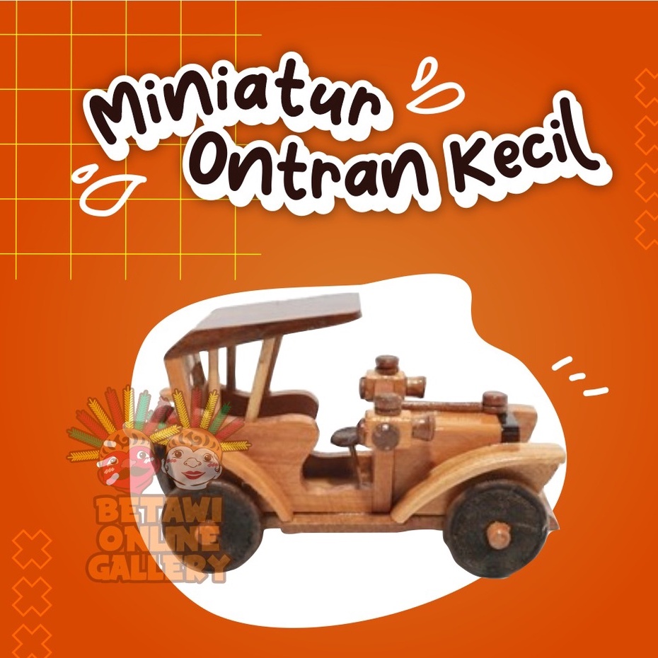 Ukuran kecil Souvenir / Miniatur/ Pajangan Meja/ Koleksi, Mobil Ontran