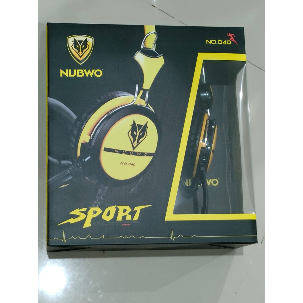 Nubwo No.040 - Headset Gaming - Merah