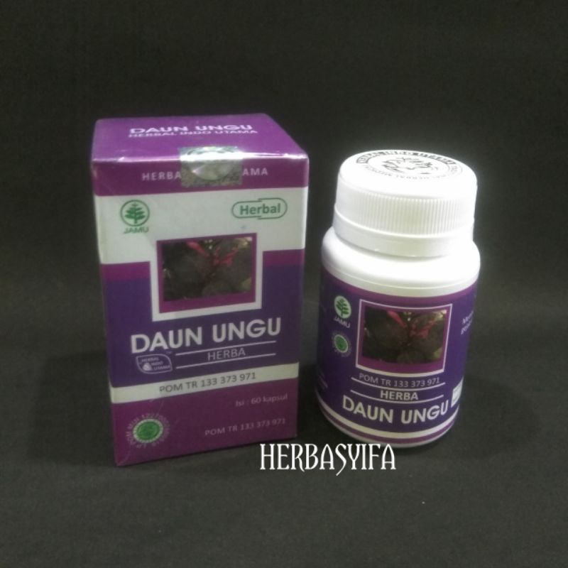 Kapsul Daun Ungu - Herbal Wasir Ambeien - Hemorhaldin