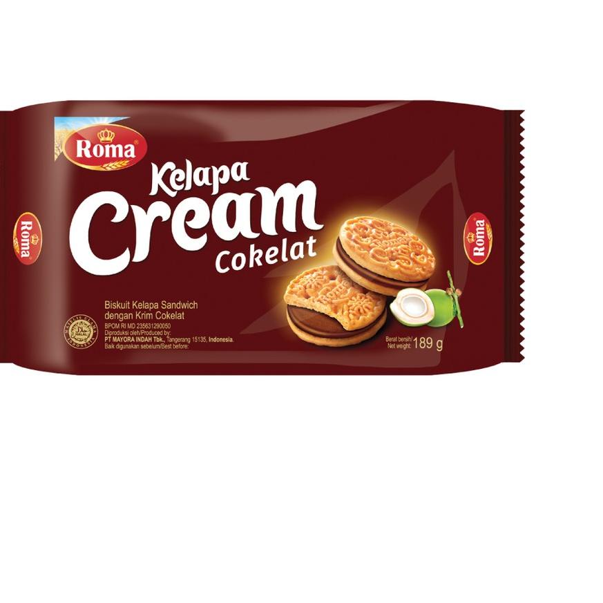 

[_09] Roma Kelapa Cream Cokelat 189gr produck terbaik