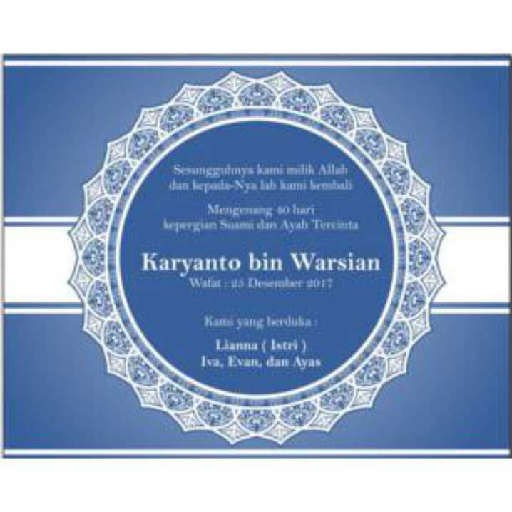 

Sticker Label Syukuran 40 Hari Meninggal (isi 100 pcs)