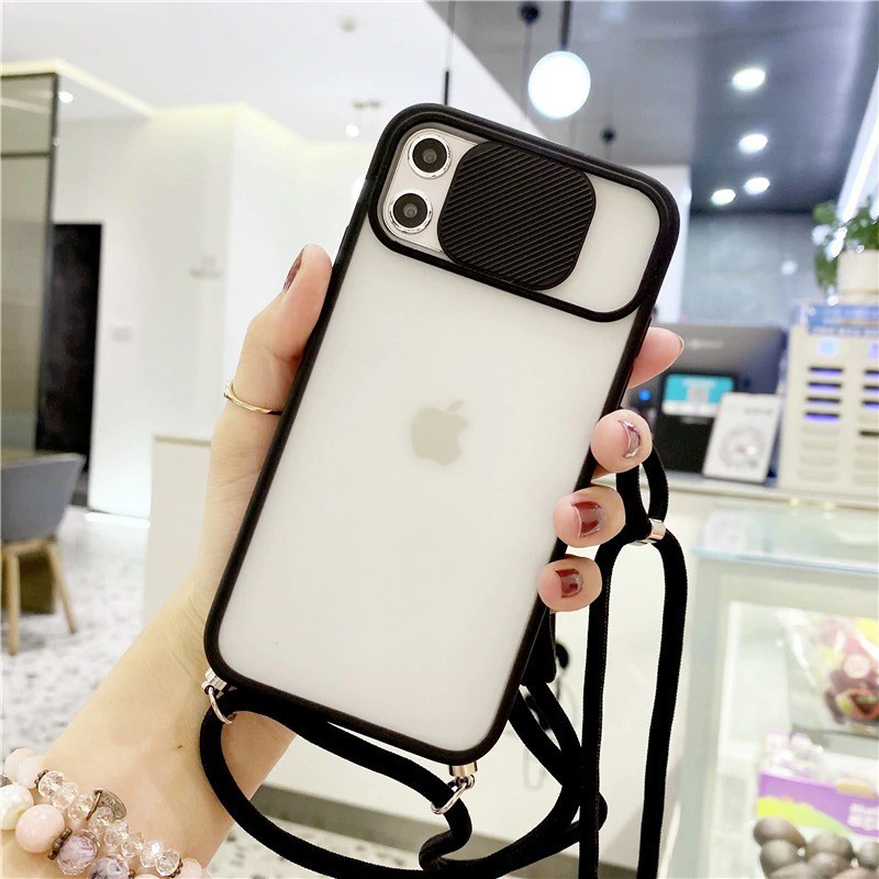 Case Dove Sliding Oppo Reno 4F 5 Slide Kamera Tali Lanyard Casing Aksesoris Handphone HP OCEANMART OCEAN MART Murah Grosir