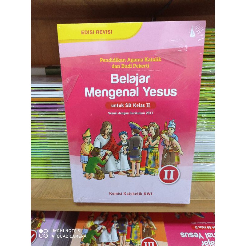 Buku Pendidikan Agama Khatolik Dan Budi Pekerti Belajar Mengenal Yesus Kelas 2 Revisi Kanisius