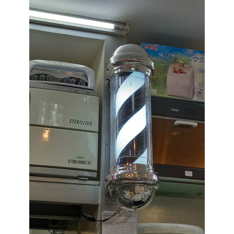 barber pole Lampu barbershop pangkas rambut 75cm