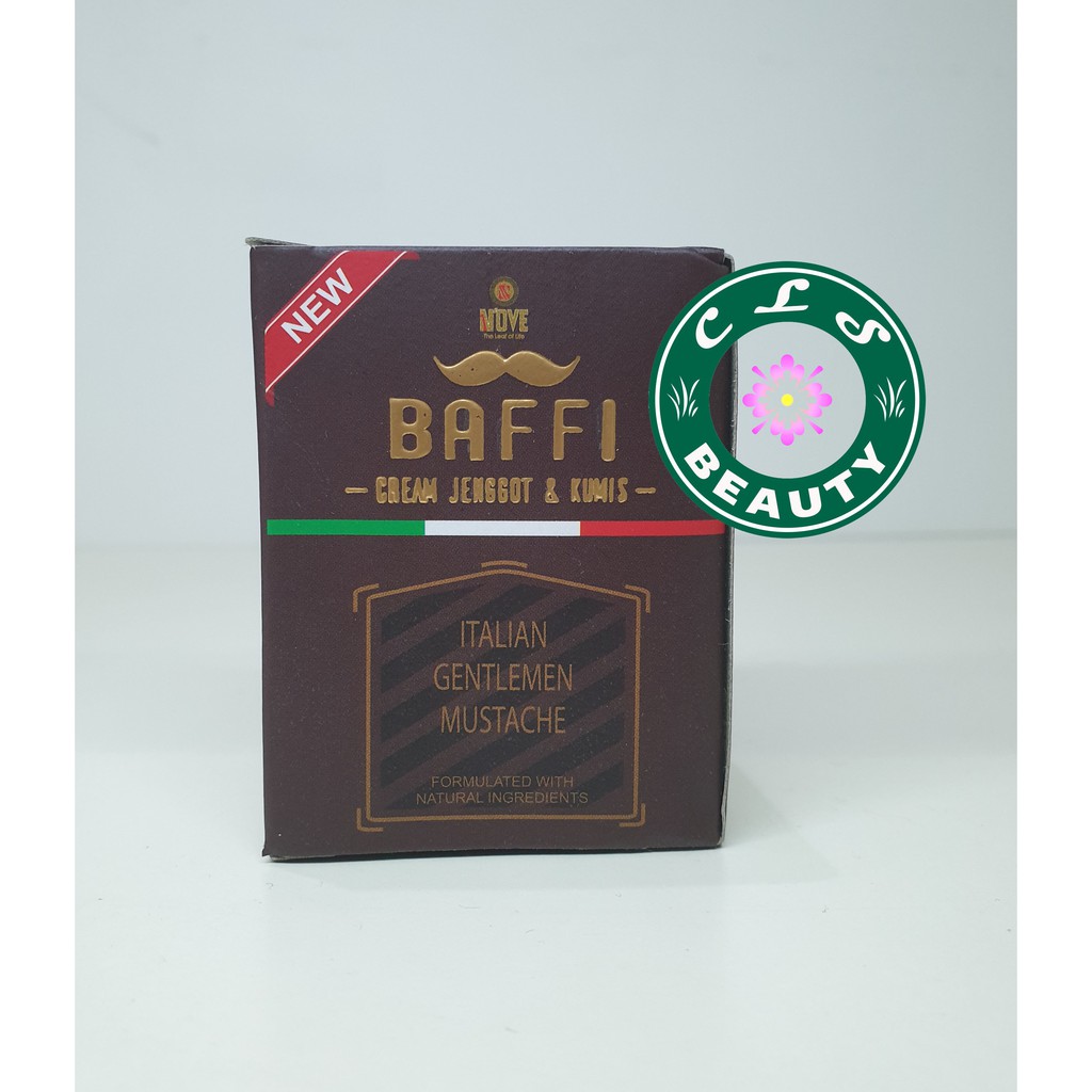 BAFFI ITALIAN GENTLEMEN MUSTACHE CREAM JENGGOT & KUMIS BPOM
