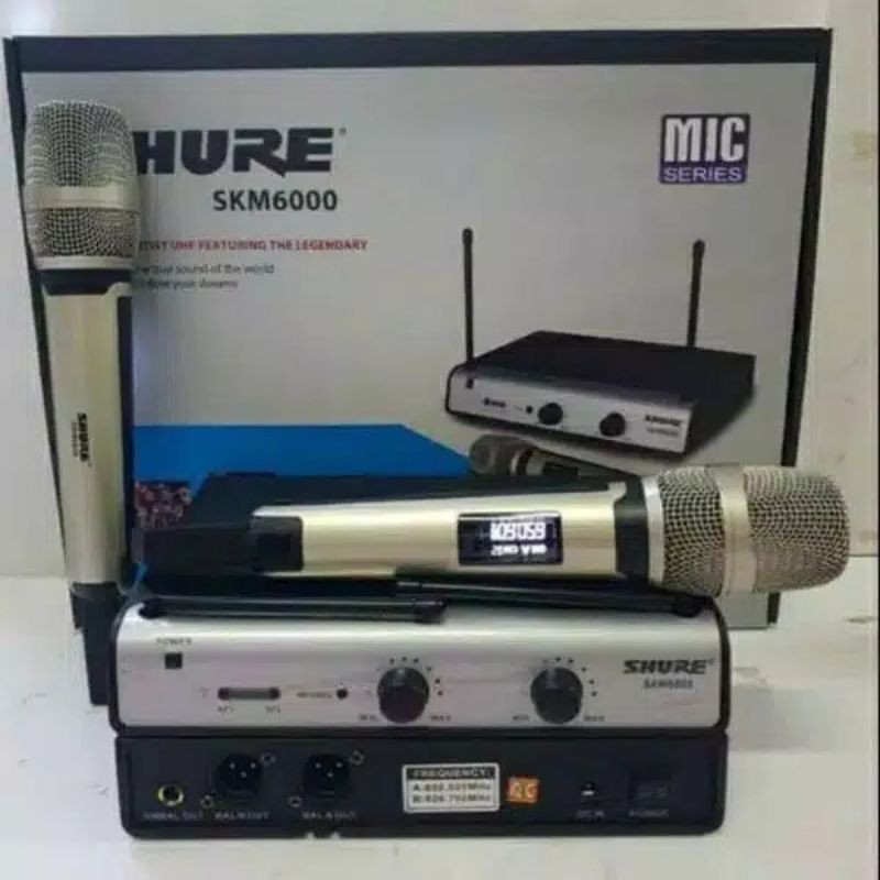 Mic Shure skm6000 wireless microphone