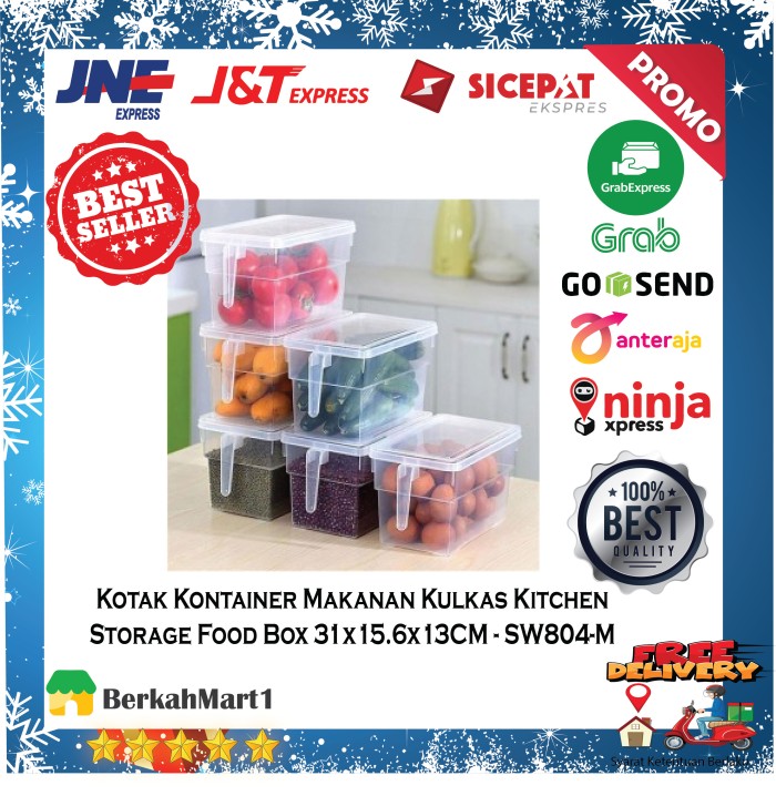 Kotak/ Box Makanan Kontainer Makanan Kulkas Kitchen Storage Food Box