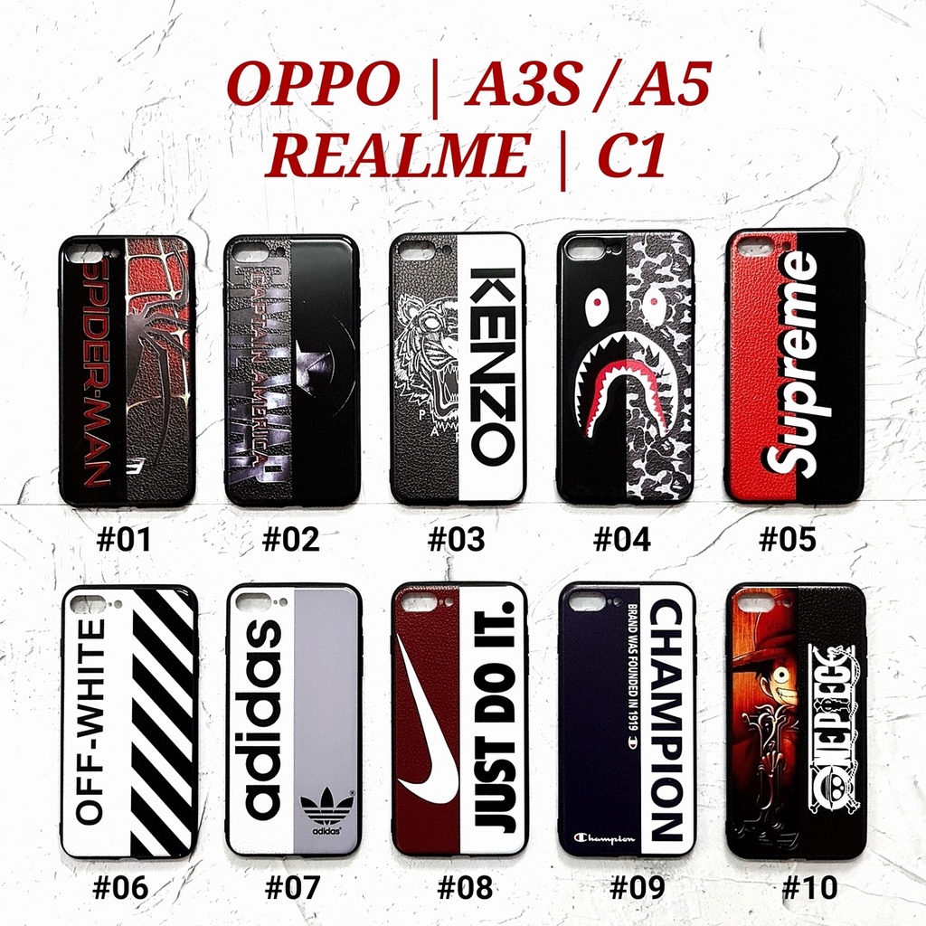 OPPO A37 NEO 9  A39 A57  A3S A5 C1  A5S A7 A12 A11K - MAN OF STYLE Soft Hard Case Motif Cowok