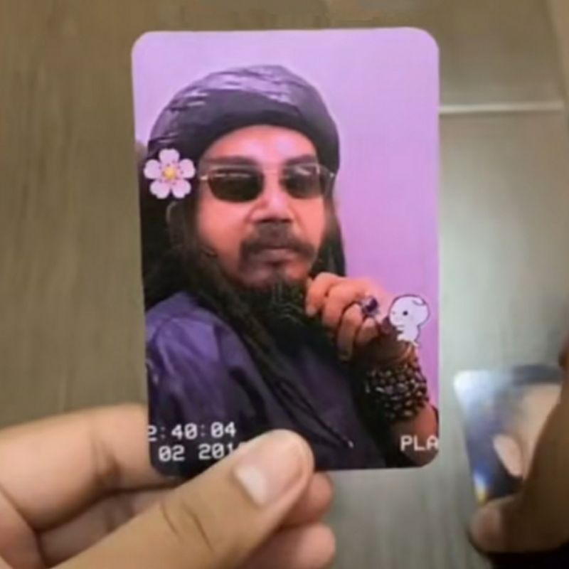 PC Limbad Seongsaengnim photocard / Foto Limbat Brewok Oppa rasa Ajusshi / Nassar oppa