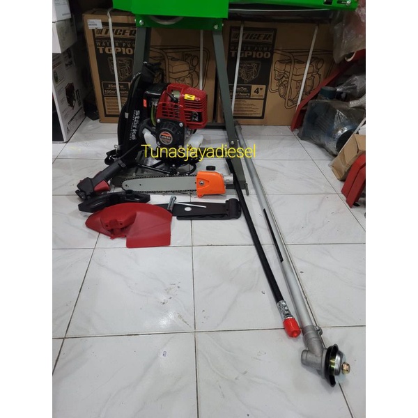 STARKE Mesin Potong Rumput 4Tak + Chainsaw