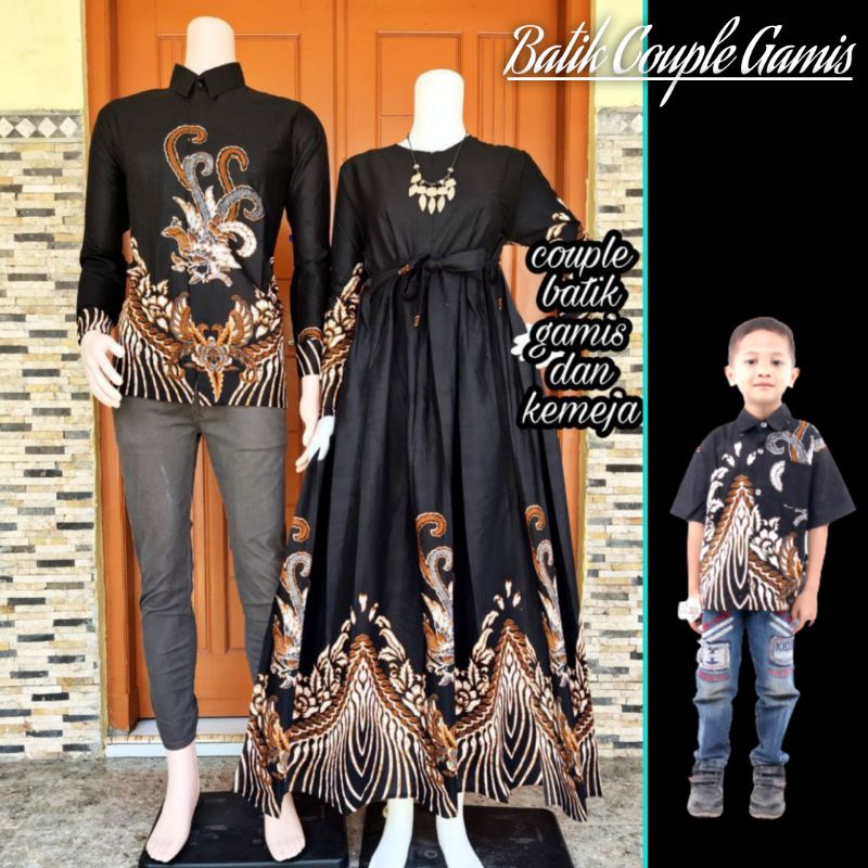 Maura Couple - Batik Couple MODERN Ori Ndoro Jowi Garansi Termurah Shopee - Kate ireng