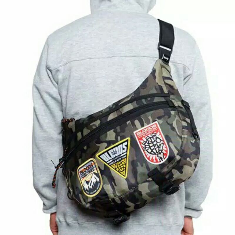 Bloods Tas Selempang Rusther 01 Army