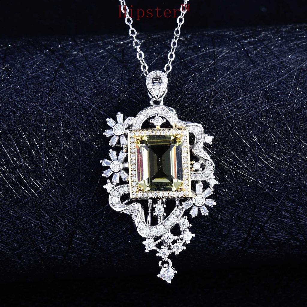 New Hot Sale Luxurious Style Natural Sapphire Pendant Necklace