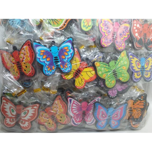 isi 100pc Magnet kulkas kupu-kupu