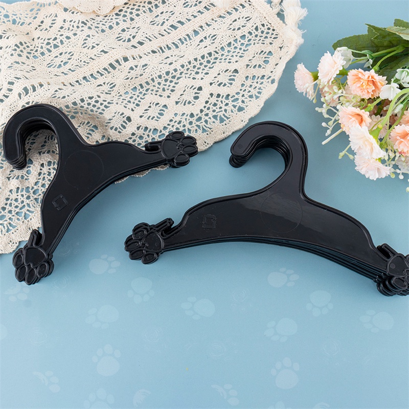 TK 5Pcs/Set Plastic Pet Dog Puppy Cat Clothes Clothing Rack Hanger Dog Product Accessories