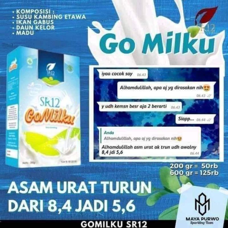 Susu Kambing Etawa Murni - Susu Asam Urat / Rematik - Susu Tinggi Kalsium - Susu Tulang dan Sendi