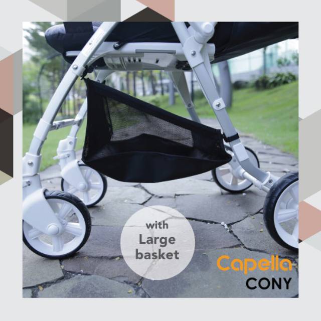 stroller kereta dorong bayi hadap ibu Cocolatte Capella Cony S230