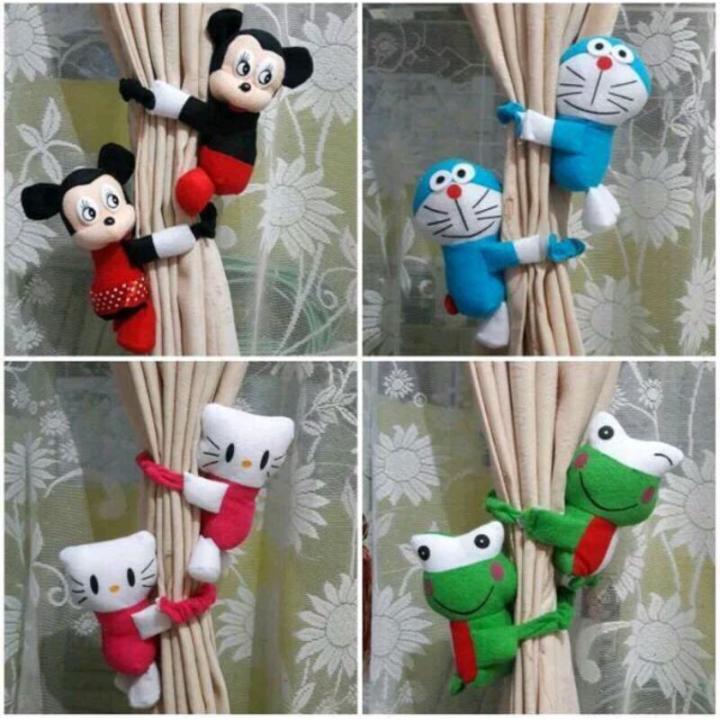 Ikat gorden ikat hordeng karakter boneka lucu / pengikat gorden / pengikat hordeng karakter