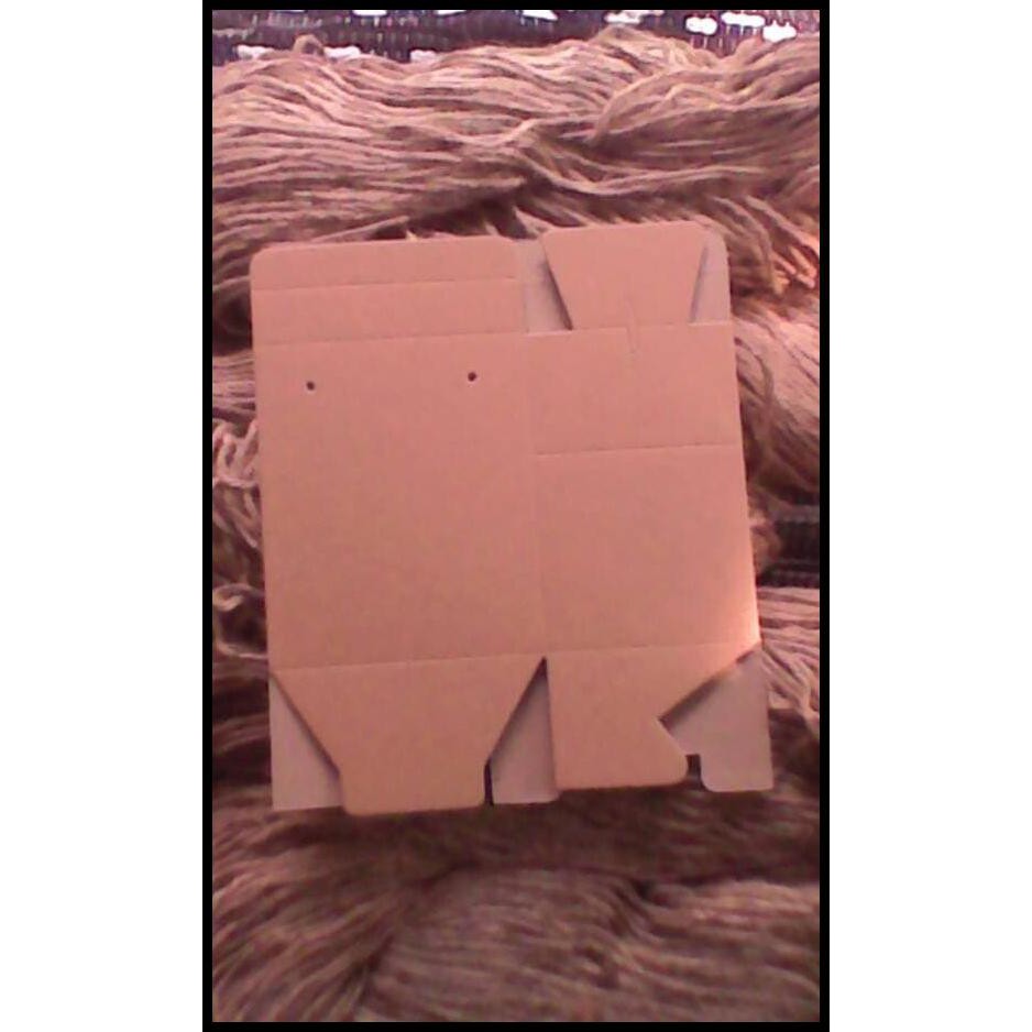 

70TJ TAS BOX KARTON MINI BAHAN KERTAS BROWNKRAFT 280 GR UKURAN 9 X 7 X 11CM S62I
