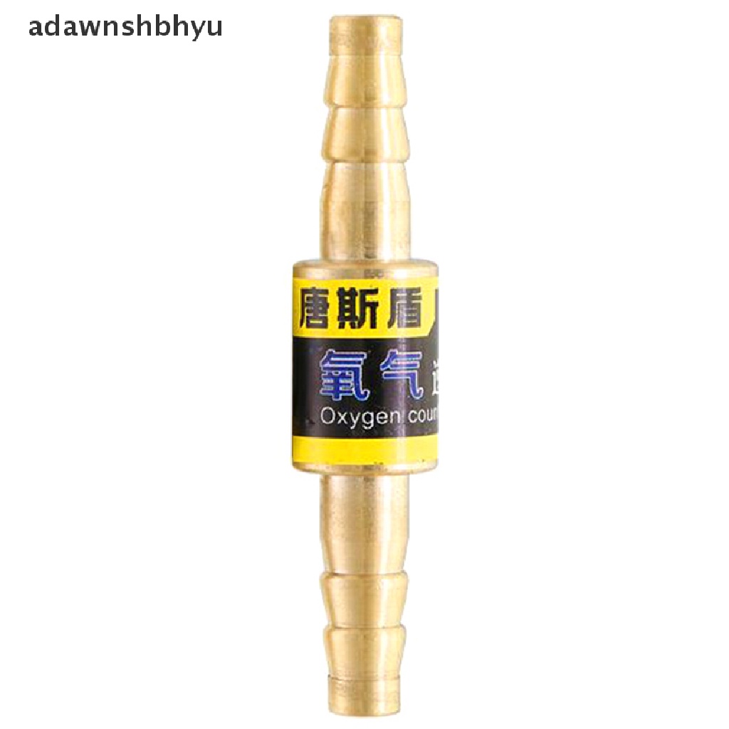 Adawnshbhyu 1pcs Pipa Flasback Pemulih Bahan Bakar Acetylene &amp; Oxygen Check Safety Valve